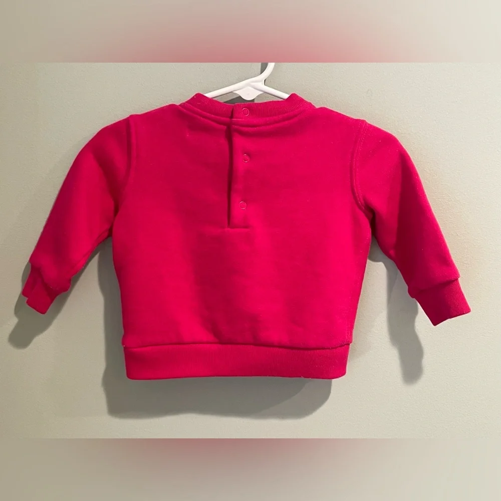 Ralph Lauren Girls Polo‎ Print Sweatshirt- Size 6 months